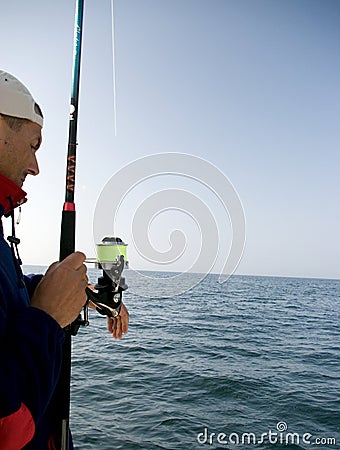 Sea fishing.