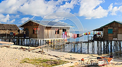 Sea gypsy houses