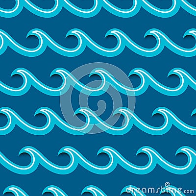 Sea waves background.