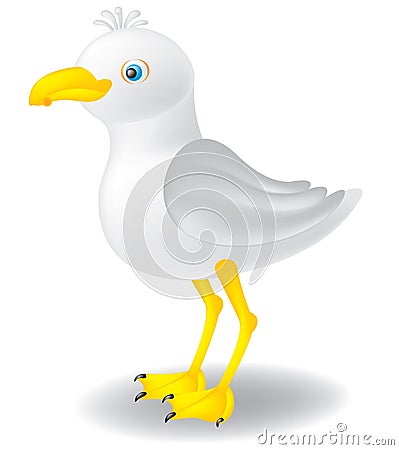 Cartoon Seagull Royalty Free Stock Image - Image: 8074826