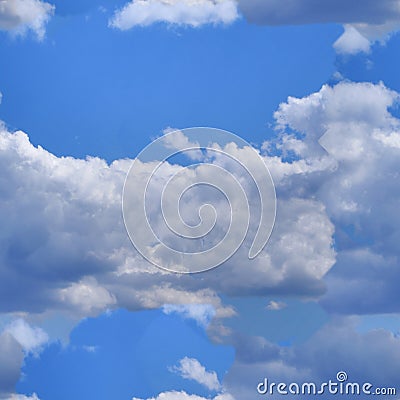 Seamless Cloud Background Royalty Free Stock Image - Image: 12740266