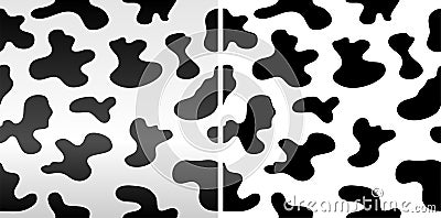 Seamless cow patterns