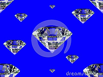 Seamless diamond texture