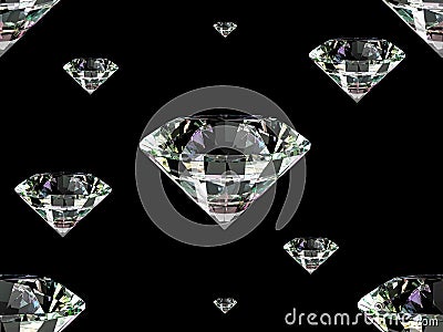 Seamless diamond texture