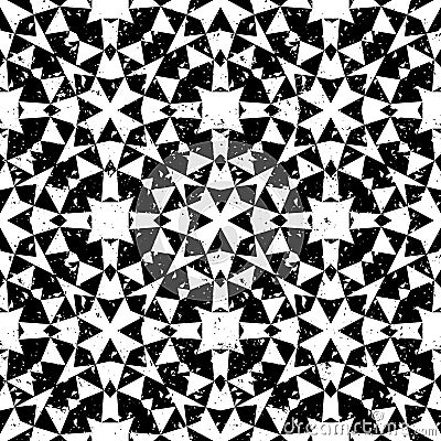 Seamless geometric pattern in modern hipster style