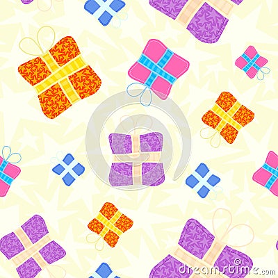 Seamless Present Background Royalty Free S