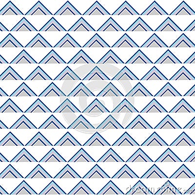 Seamless triangle pop art pattern vector