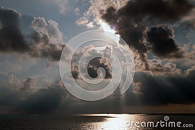 Seascape with Ray of Light