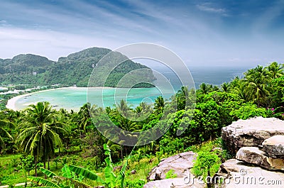 Tropical landscape. Phi-phi island, Thailand