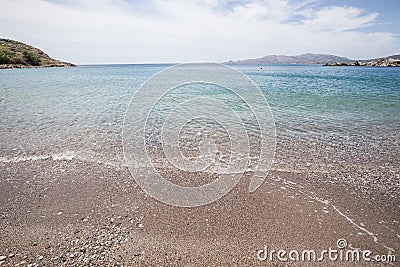 Seashore landscape of Rhodes island, Greece