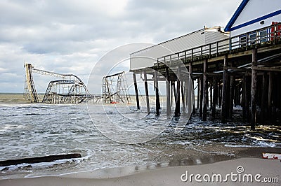 Seaside Heights NJ Post-Hurricane Sandy