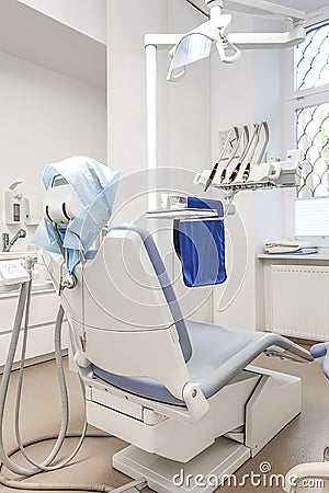 Seat in dentist room
