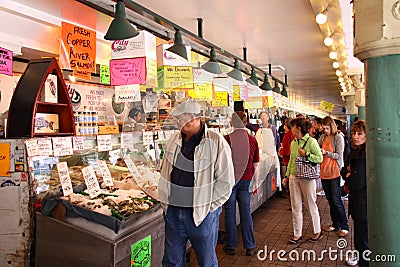 Seattle - Browsing Pike Place Public Market