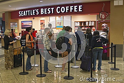 Seattles best coffee airport