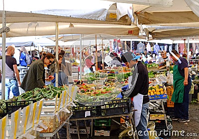 Seller of fruits and vegetables