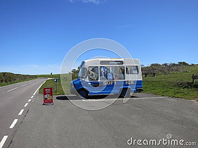 Selling van for ice cream