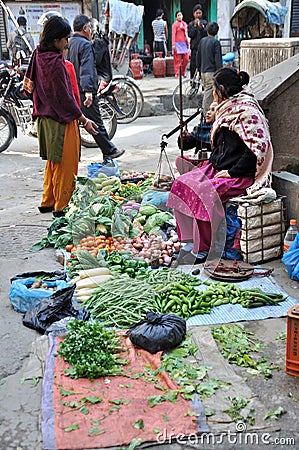 Selling Vegetables