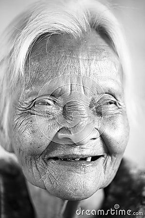 Senior asian woman