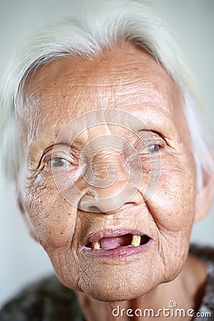 Senior asian woman