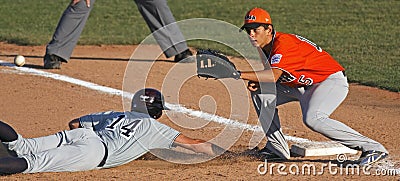 Senior league baseball world series italy pickoff