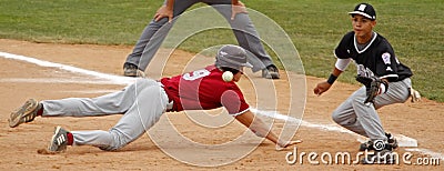 Senior league baseball world series pickoff