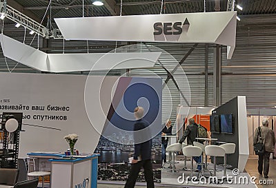SES Global Satellite Services Provider booth