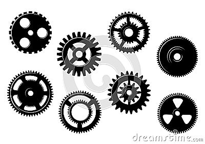 Set Of Gears And Pinions Royalty Free Stock Photography - Image: 31517907