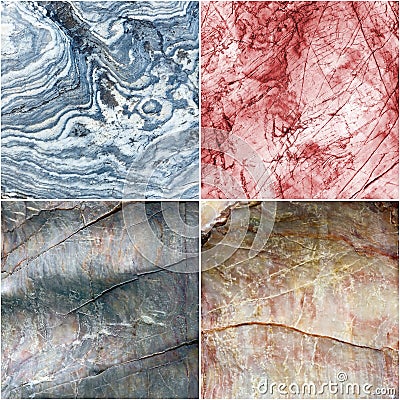 Set of line on curve Marble stone texture background