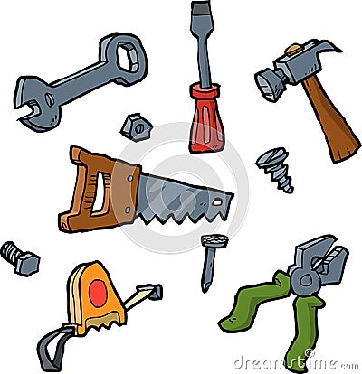 Set Of Tools Stock Vector - Image: 64391169