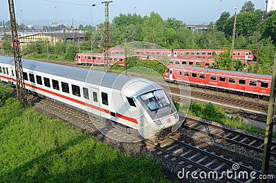 Sets the passenger train in terminal - Ulm