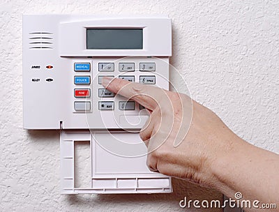 Setting the House Alarm