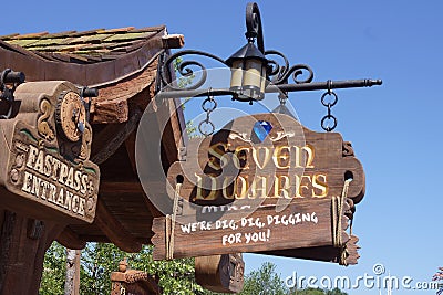 Seven Dwarfs Mine Train Ride At Disney World