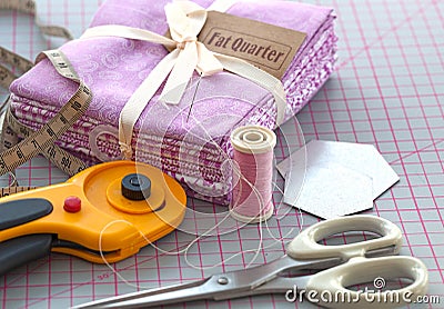 Sewing items.
