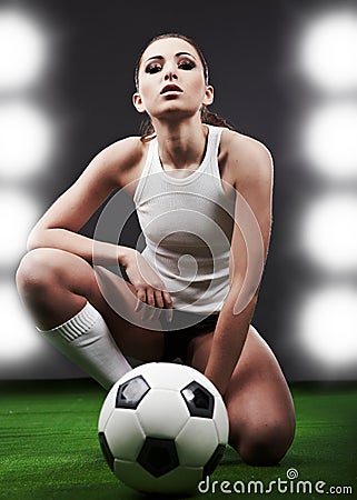 Sexy soccer player,