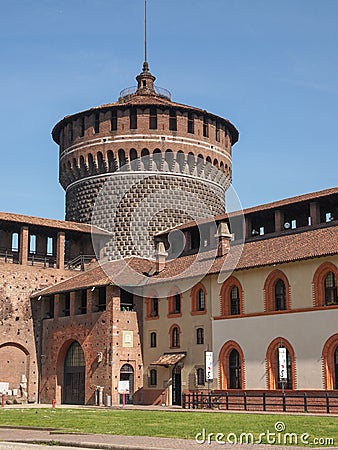 Sforza Castle in Milan