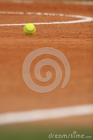 Shallow dof softball field