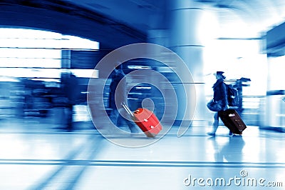 Shanghai Pudong Airport passengers