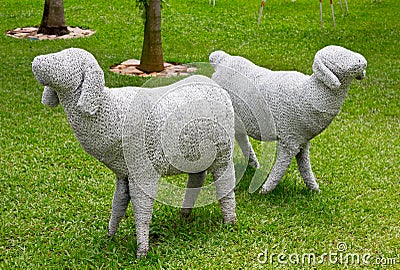 Sheep sculpture