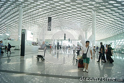 Shenzhen Baoan International Airport, in China