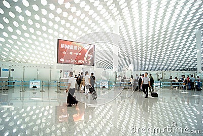 Shenzhen Baoan International Airport, in China