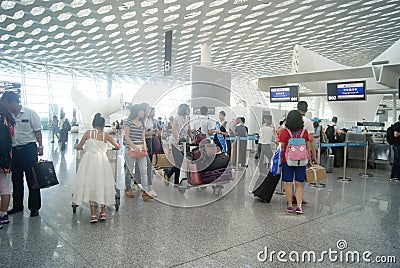 Shenzhen Baoan International Airport, in China