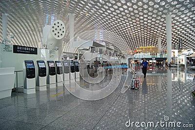 Shenzhen Baoan International Airport, in China