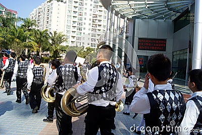 Shenzhen, china: band festival