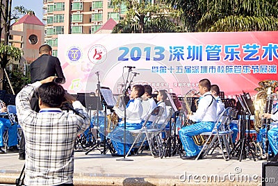 Shenzhen, china: band festival