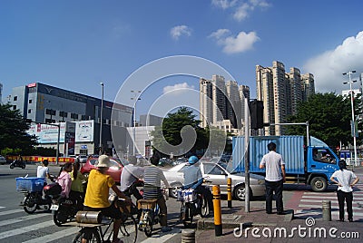 Shenzhen, China: City Road Traffic