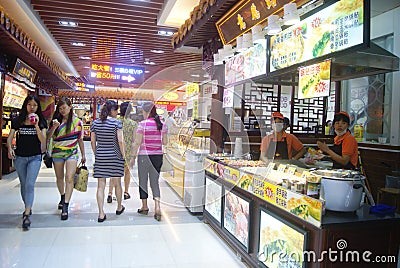 Shenzhen, China: delicious food street landscape