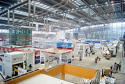 Shenzhen china: international logistics and transportation expo held at the exhibition center