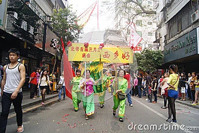 Shenzhen, China: parade activities