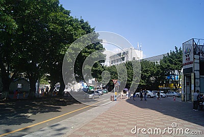 Shenzhen, China: street landscape