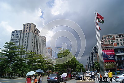 Shenzhen, China: street landscape